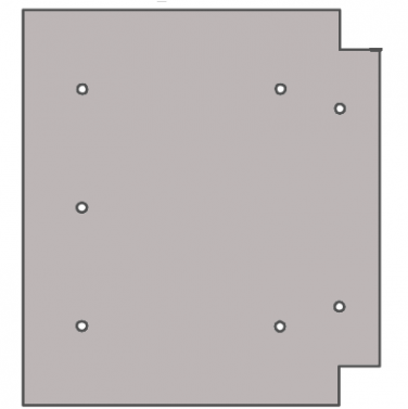 Wall Duct Flat 'T' Surface Cover 30'' x 3.5'' Wall Duct Flat 'T' Surface Cover 30'' x 3.5''